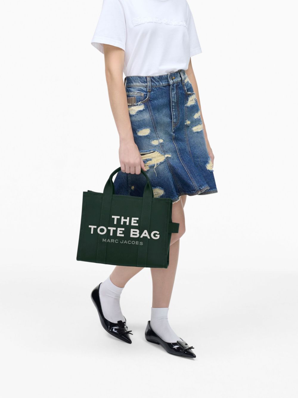 the canvas medium tote bag woman green - MARC JACOBS - d — 2